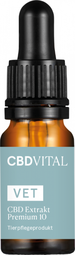 CBD Vital - VET CBD 10 Ištrauka Premija dėl Augintiniai, 10%, 1000 mg, 10 ml