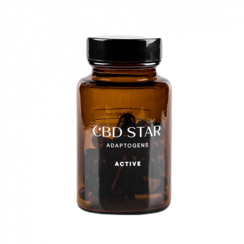 CBD Star Gyógygomba CBD-vel - Aktív adaptogének, 30 kapszula