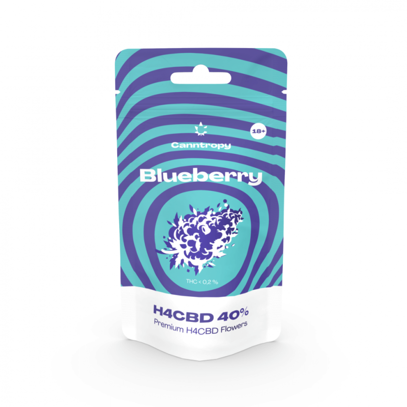 Canntropy H4CBD Blomst Blueberry 40 %, 1 g - 100 g