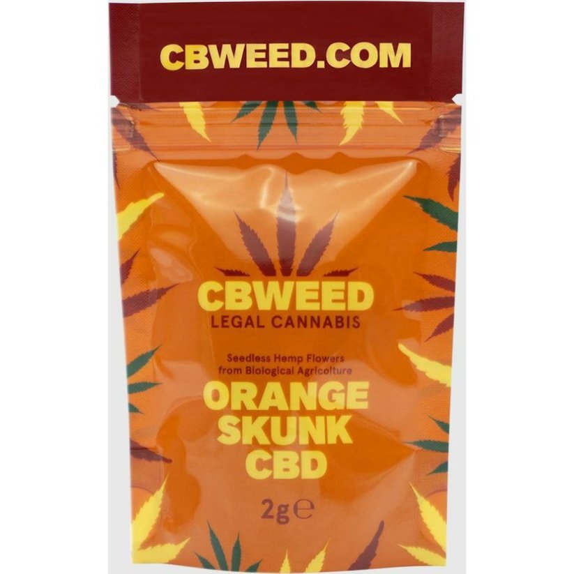 Cbweed CBD Hanfblume Orange Skunk - 2 bis 5 Gramm