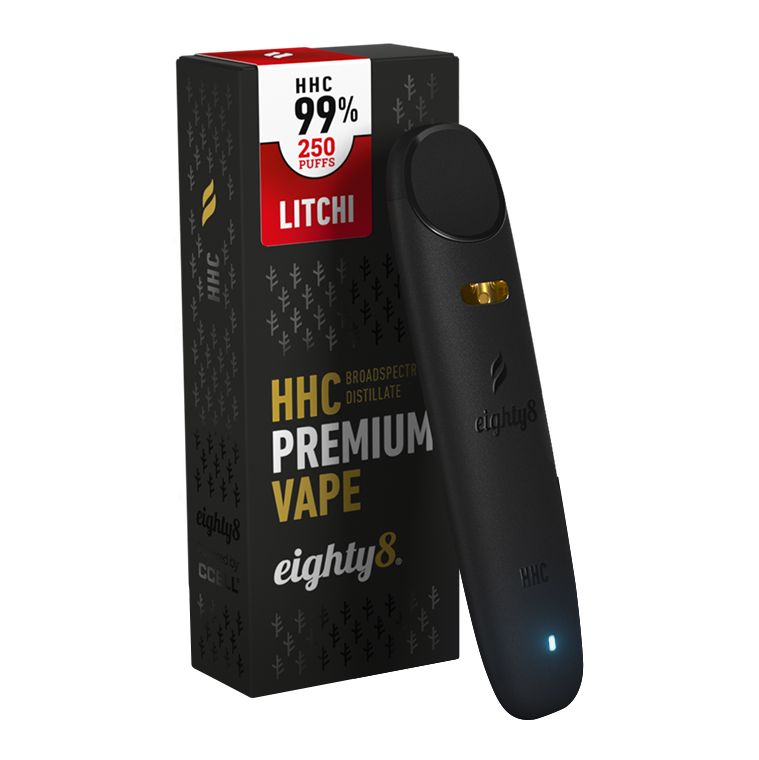 Eighty8 HHC Vape Litchi, 99% HHC, 0,5 ml