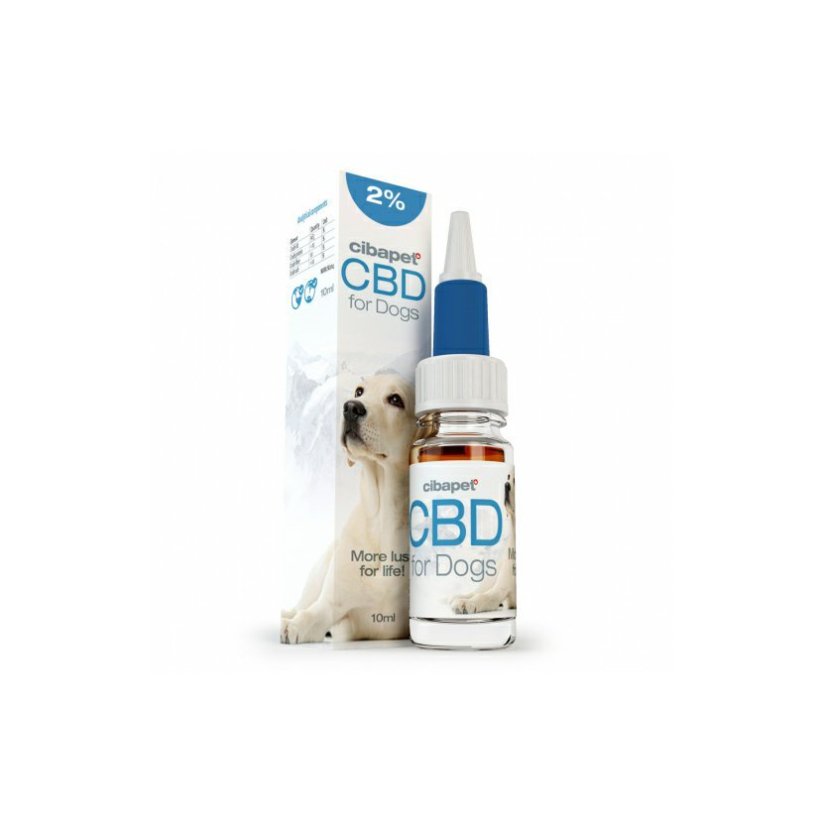 Cibapet 2% Óleo CBD para cães, 200 mg, 10 ml