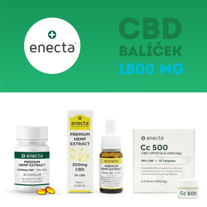 Enecta CBD pakke - 1800 mg