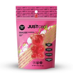 JustCBD gomitas veganas Continuar fruta 300 mg CBD