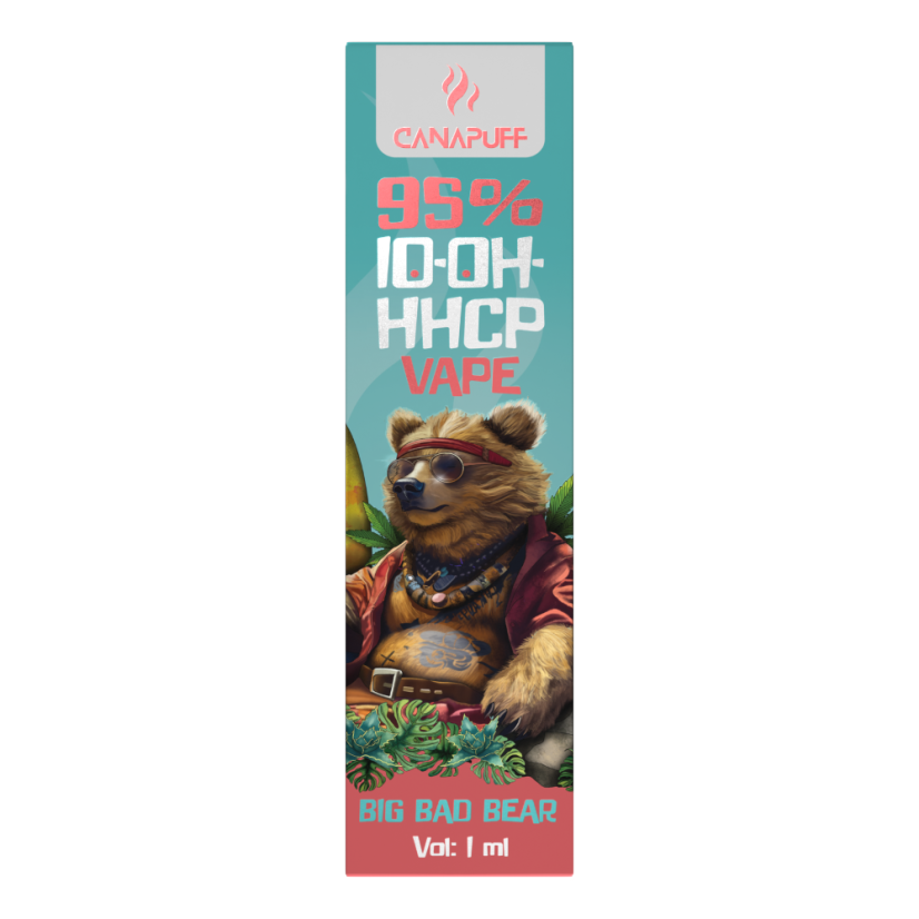 CanaPuff 10-OH-HHCP μαρκαδόρο μιας χρήσης Big Bad Bear, 10-OH-HHCP 95 %, 1 ml