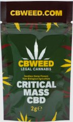 CBWeed Critical Mass CBD flower, 2-5 grams