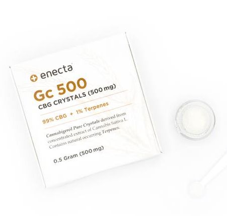 Enecta CBG konopné kryštály (99%), 500 mg