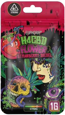 Euphoria H4CBD Květy Strawberry Diesel, H4CBD 20 %, 1 g