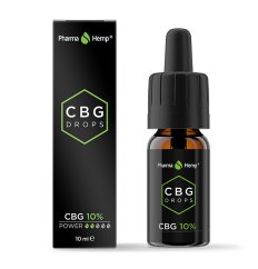 PharmaHemp CBG Drops MCT olía, 10%, 10 ml, 1000 mg