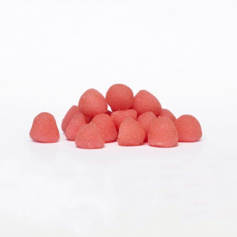 Hemnia CBD-gummis, sur jordgubbe, 100 mg CBD, 20 st x 5 mg, 45 g