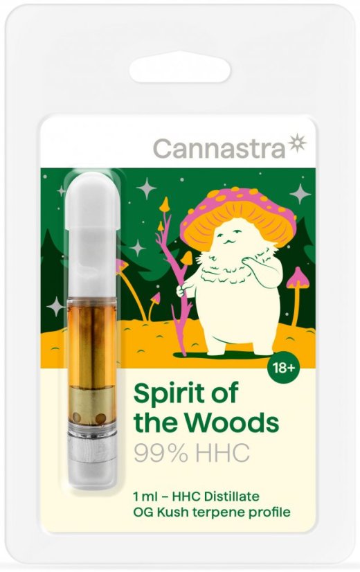 Cartucho Cannastra HHC Spirit of the Woods (OG Kush), 99 %, 0,5 ml
