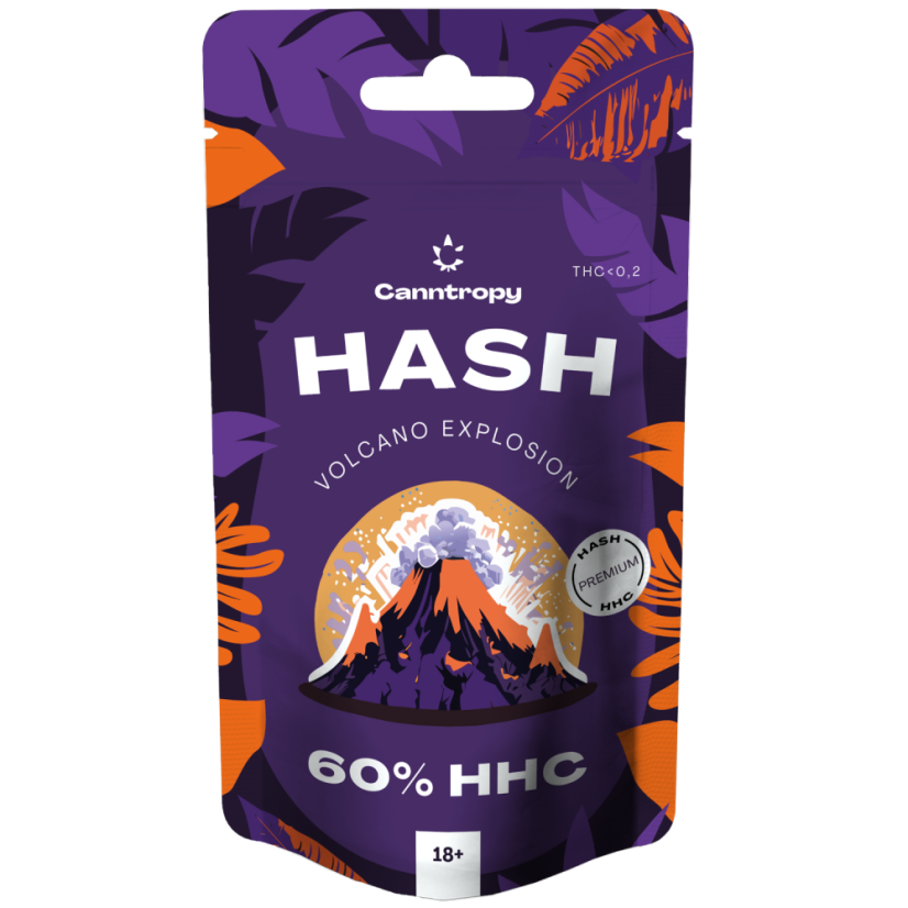 Canntropy Výbuch sopky HHC Hash, 60 % HHC, 1 g – 100 g