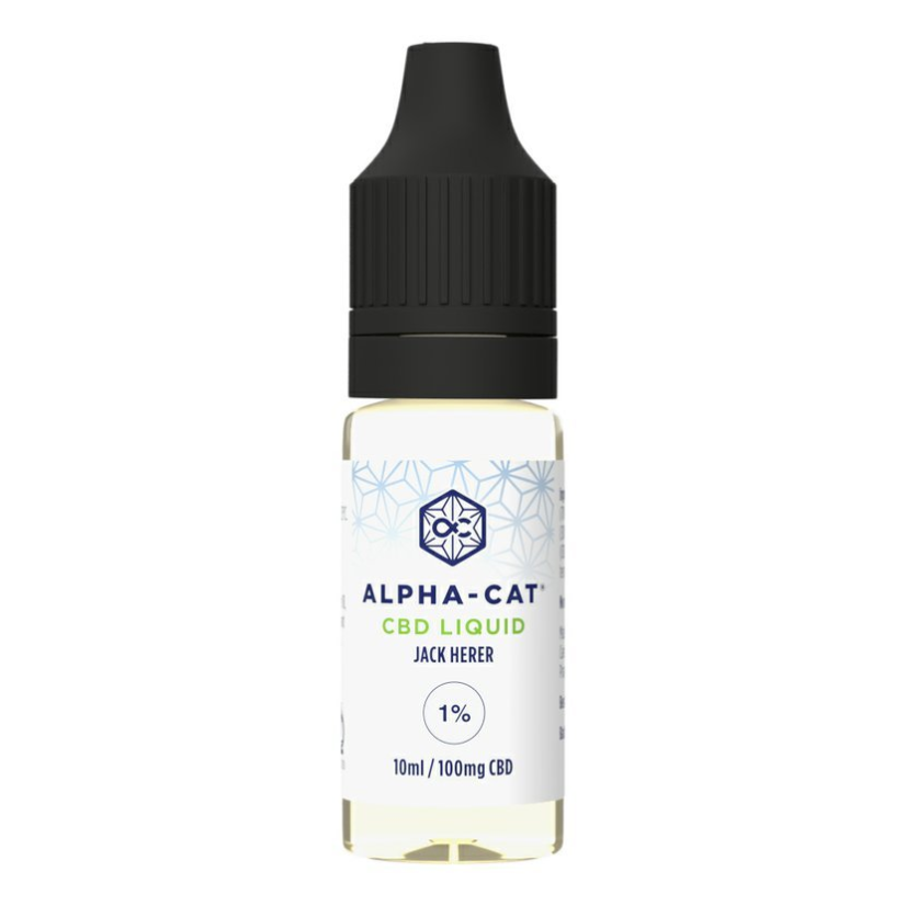 Alpha-CAT Tekočina Jack Herer CBD 1%, 100 mg, 10 ml