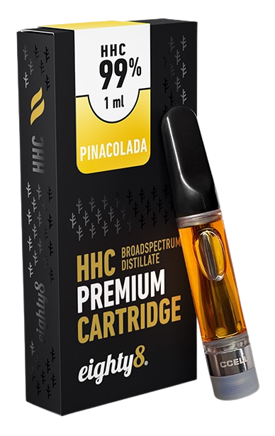 Eighty8 HHC Cartuccia Pinacolada - 99 % HHC, 1 ml
