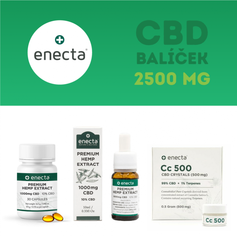 Enecta Pacote CBD - 2500 mg