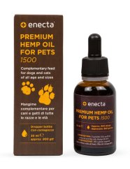 Enecta CBD-olje for kjæledyr 5 %, 1500 mg, 30 ml
