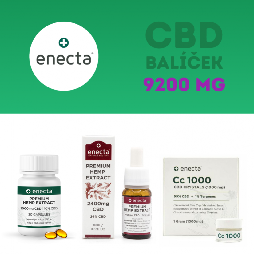 Enecta Pakkett tas-CBD - 9200 mg