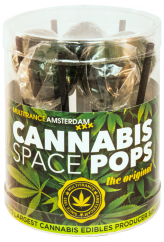 Cannabis Space Pops – darčeková krabička (10 lízaniek), 24 krabičiek v kartóne