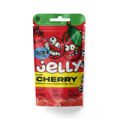 Tšehhi CBD HHC Jelly Sour Cherry 100 mg, 10 tk x 10 mg