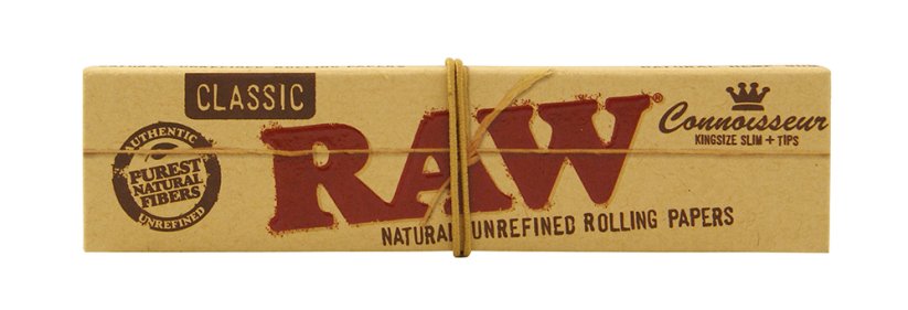 RAW Papers Connoisseur King Size papers with filters, 110 mm, 24 pcs in box