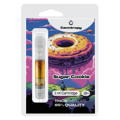 Canntropy THCB Cartridge Sugar Cookie, THCB 95% kvalitete, 1 ml