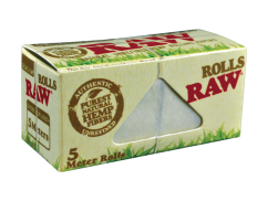 RAW Organic Hemp Slim rolls Carte da rotolo, 5 m - 24 pz.