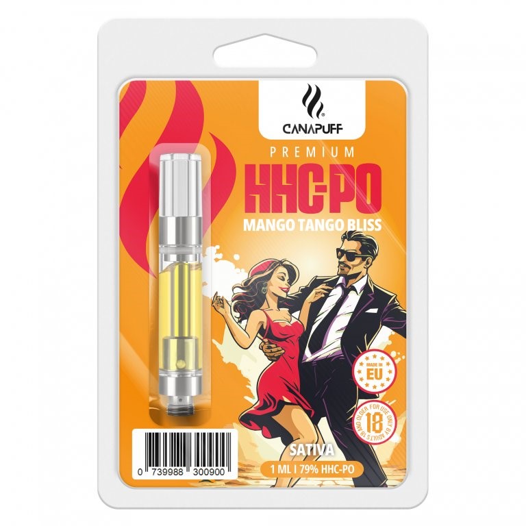 CanaPuff Skartoċċ HHCPO Mango Tango Bliss, HHCPO 79 %, 1 ml