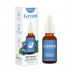 Green Pharmaceutics CBD Borůvka tinktura – 5%, 1500 mg, 30 ml