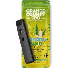 Caneta Vape Orange County CBD Banana Kush, 600 mg CBD, 1 ml