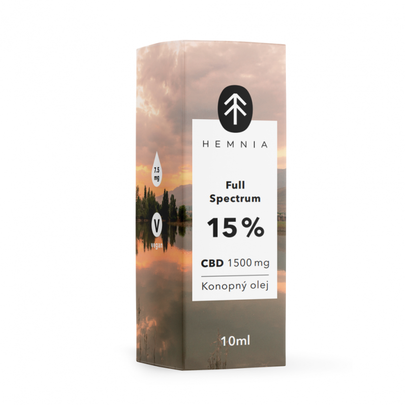 Hemnia Full-Spectrum CBD Hemp Oil 15%, 1500mg, 10 ml