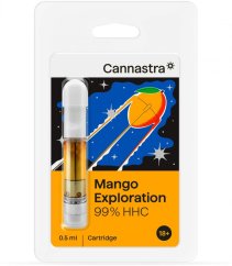 Cannastra HHC kartuša Mango Exploration, 99%, 0,5ml