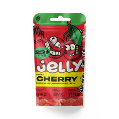 Czech CBD HHC Jelly Sour Cherry 250 mg, 10 stk x 25 mg