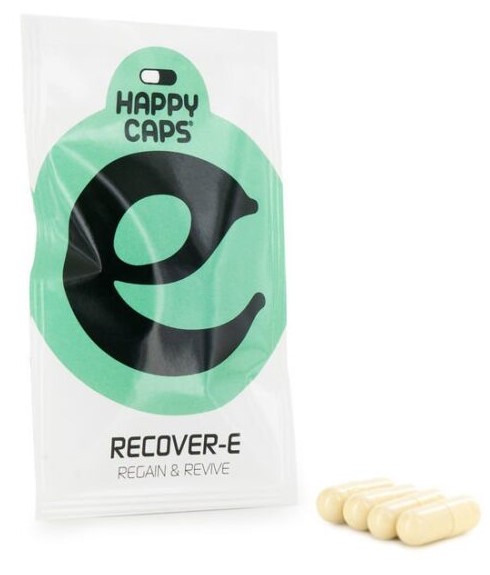 Happy Caps Recuperar E - Cápsulas regeneradoras e renovadoras, (dietético suplemento), Caixa 10 peças