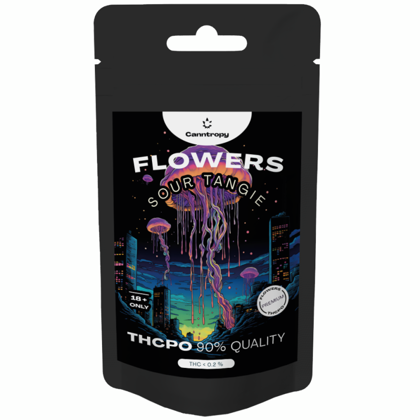 Canntropy THCPO Flower Sour Tangie, THCPO 90% kvalitete, 1g - 100g