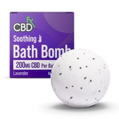 CBDfx Soothing CBD Kúpeľová bomba, 200 mg
