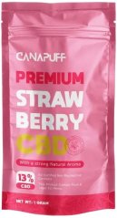 CanaPuff CBD Φράουλα λουλούδι κάνναβης, CBD 13 %, 1 g - 10 g