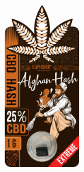 Euphoria CBD - Afghan Hash, 25% CBD, (1 g)