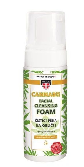 Palacio Espuma de Limpeza Facial de Cannabis, 150 ml