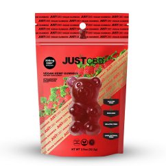 JustCBD gomitas veganas Fresa champán 300 mg CDB