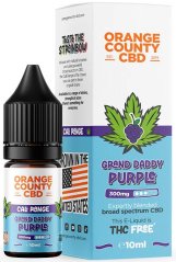 Orange County CBD E-Liquid Grand Daddy Purple, CBD 300 მგ, 10 მლ