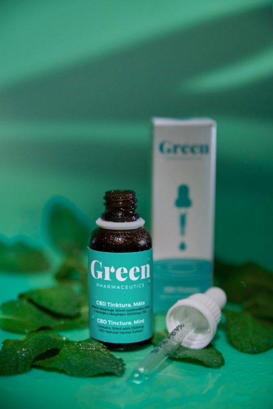 Green Pharmaceutics CBD Mint Tincture - 5%, 1500 mg, 30 ml