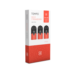 Harmony Tempo 3-Pods Embalar - Fresa, 318 mg CDB