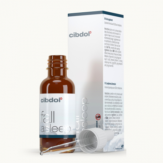 Cibdol フォール スリープ メラドール CBD 75 mg、30 ml