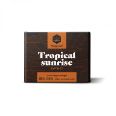 Happease Tropical Sunrise cartridge 1200 mg, 85% CBD, 2 pcs x 600 mg