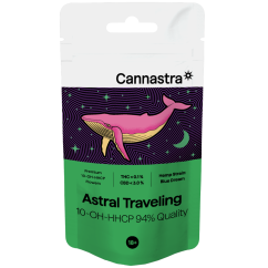 Cannastra 10-OH-HHCP Flower Astral Travelling 94 % kvalitet, 1 g - 100 g