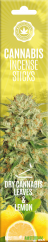 Kaņepju vīraka kociņi Dry Cannabis & Lemon