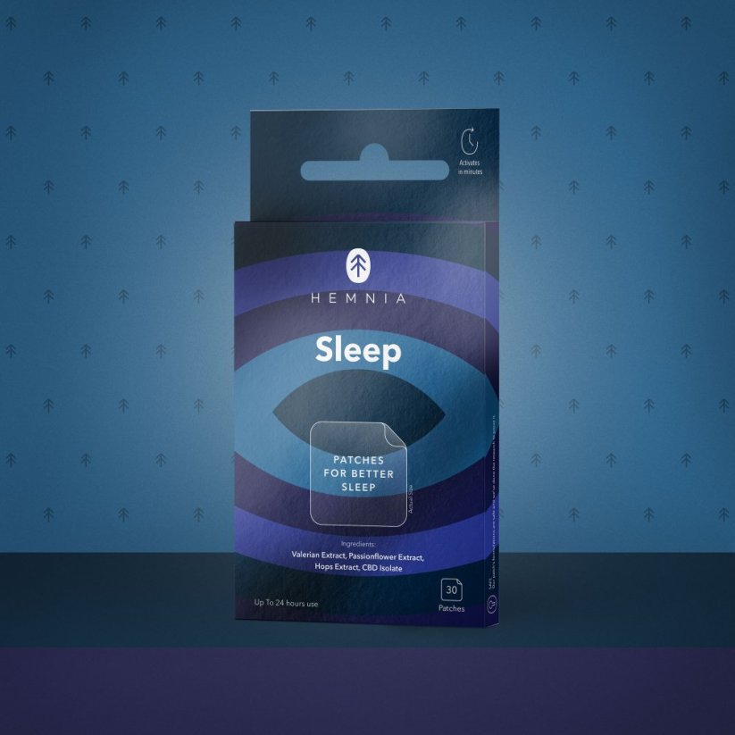Hemnia Sleep - Náplasti na zlepšenie kvality spánku, 30 ks