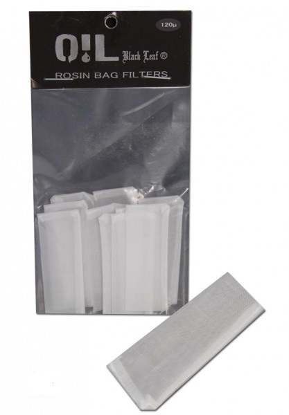 Oil Black Leaf - Rosin Bag Filterbeutel 50 mm x 20 mm, 50 u - 250 u, 10 Stück