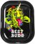 Best Buds LSD liten rullebrett i metall med magnetisk slipekort