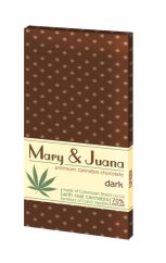 Euphoria Mary & Juana dark chocolate with cannabis seeds (70 % cocoa) 80 g